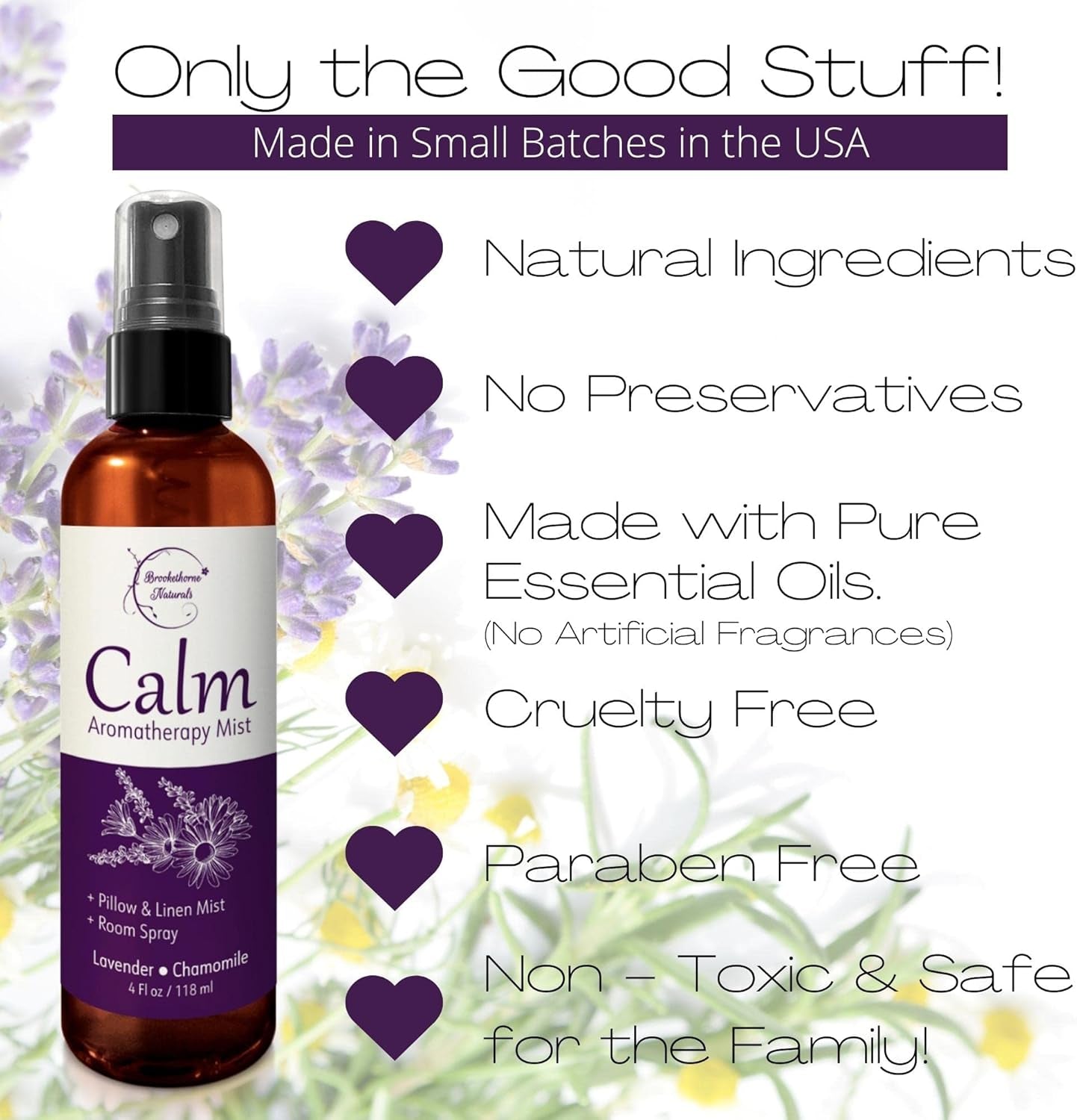 Calm Sleep Spray – Lavender & Chamomile Aromatherapy Mist for Insomnia Relief