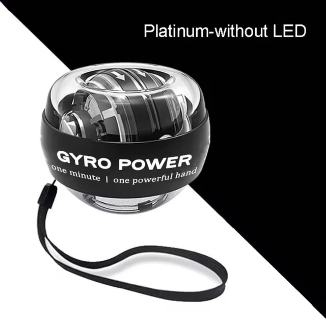 Auto-Start LED Gyro Ball – Boost Grip Strength, Build Arm Power & Relieve Stress Anywhere
