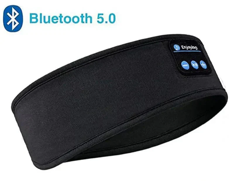 BBluetooth Sleep Headband – Wireless Headphones with Ultra-Soft Fabric, Built-In HD Speakers & 10-Hour Battery for Deep, Distraction-Free Sleep & Workouts