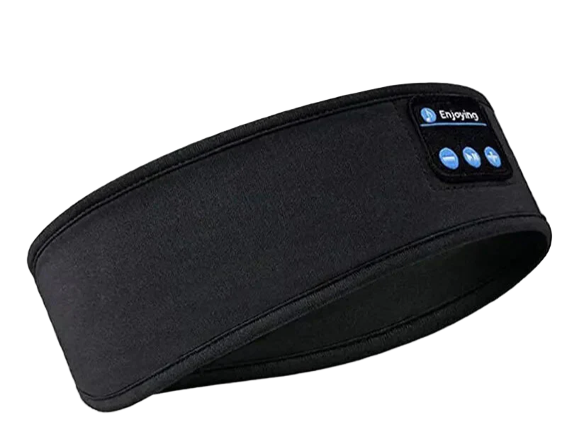 BBluetooth Sleep Headband – Wireless Headphones with Ultra-Soft Fabric, Built-In HD Speakers & 10-Hour Battery for Deep, Distraction-Free Sleep & Workouts