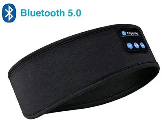 BBluetooth Sleep Headband – Wireless Headphones with Ultra-Soft Fabric, Built-In HD Speakers & 10-Hour Battery for Deep, Distraction-Free Sleep & Workouts