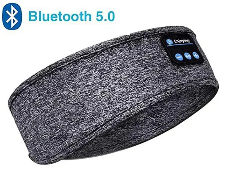 BBluetooth Sleep Headband – Wireless Headphones with Ultra-Soft Fabric, Built-In HD Speakers & 10-Hour Battery for Deep, Distraction-Free Sleep & Workouts