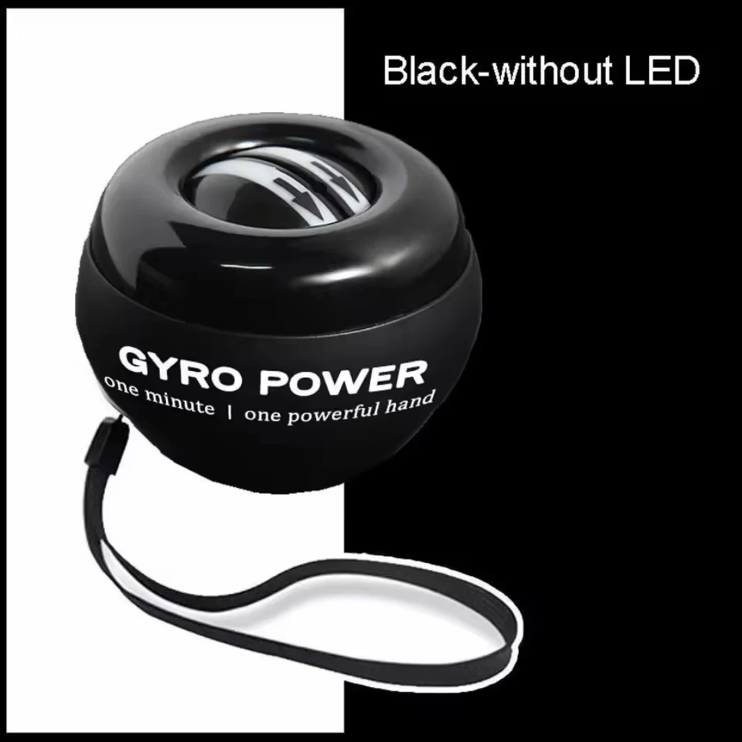 Auto-Start LED Gyro Ball – Boost Grip Strength, Build Arm Power & Relieve Stress Anywhere