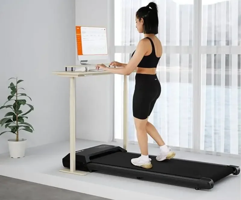 300 lbs Capacity 2-in-1 Walking Treadmill – Joint-Friendly, Space-Saving Fitness Solution for Home with Remote & LED Display