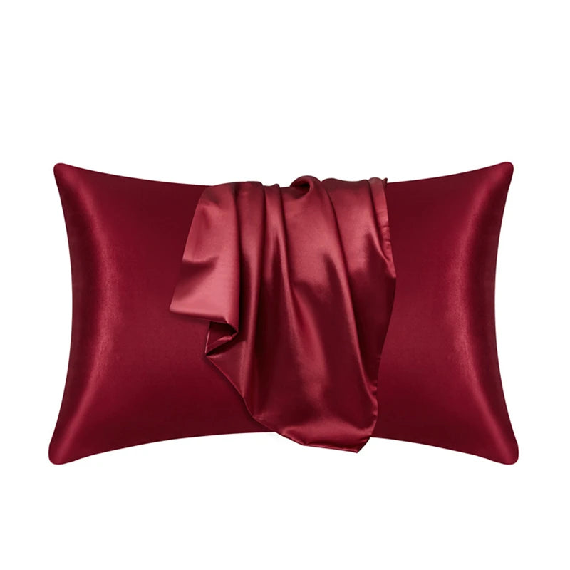 Luxury Silky Satin Pillowcase – Soft & Smooth Pillow Cover for Hair & Skin Care, Beauty Sleep & Elegant Home Décor 