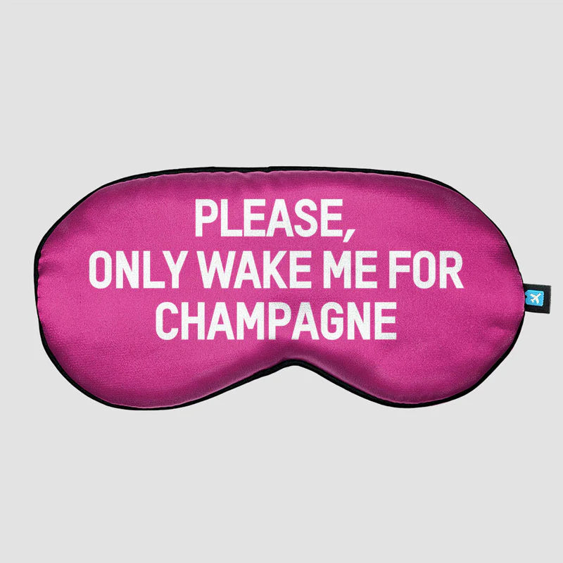 Only Wake Me for Wine - Sleep Mask