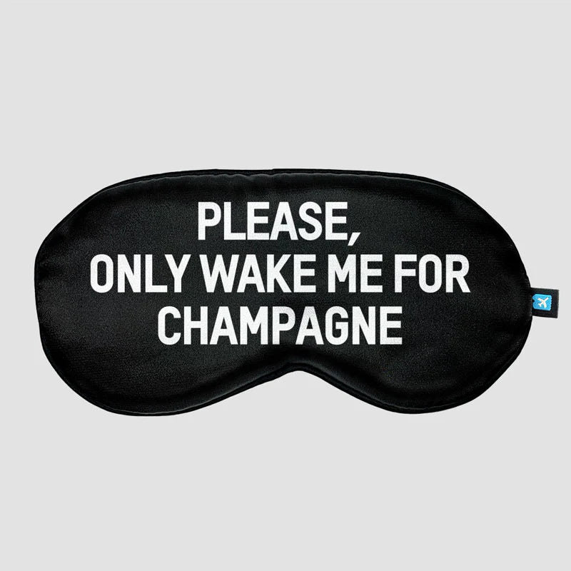 Only Wake Me for Wine - Sleep Mask
