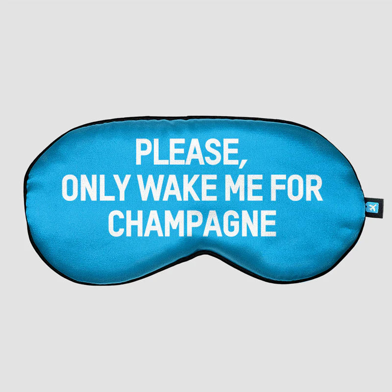 Only Wake Me for Wine - Sleep Mask