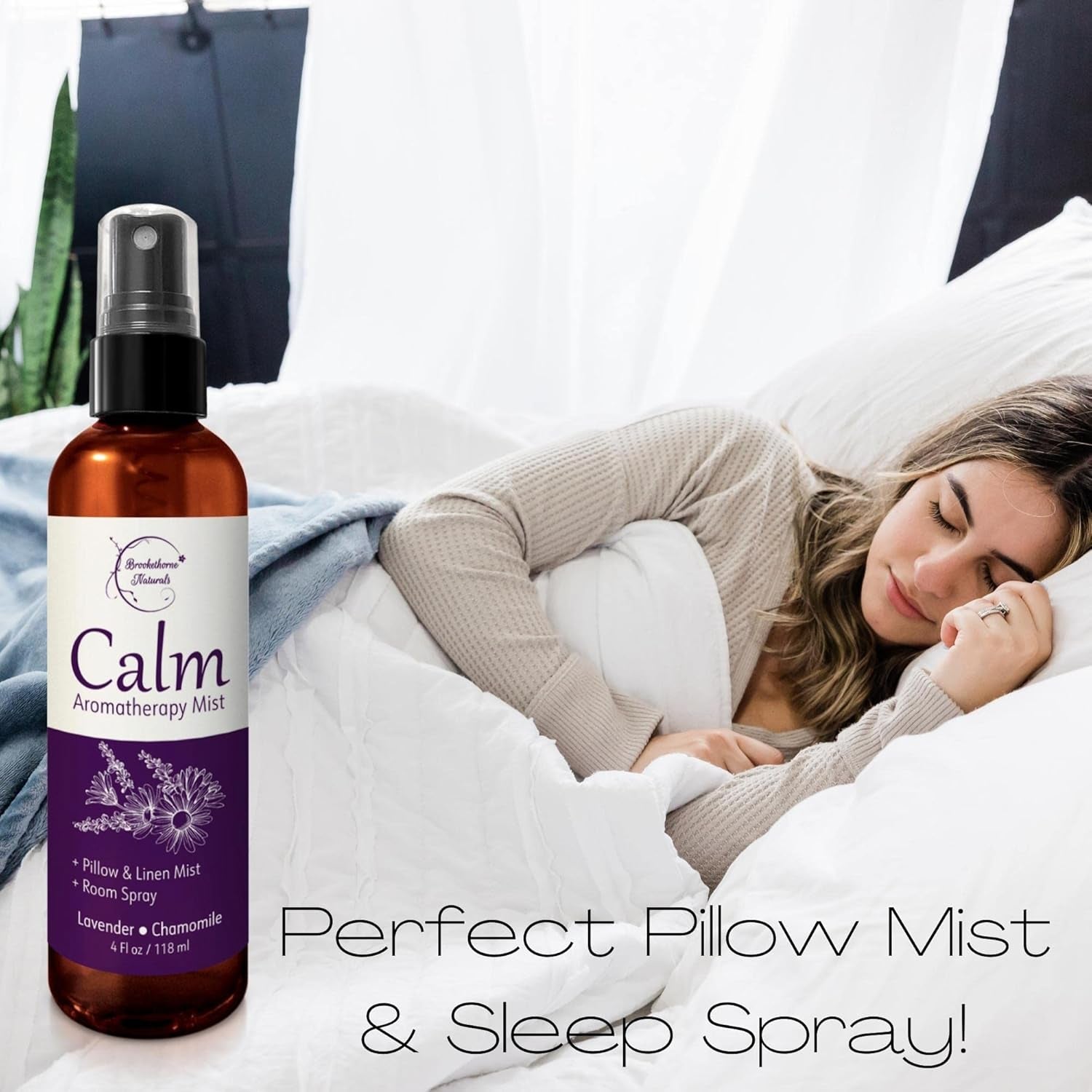 Calm Sleep Spray – Lavender & Chamomile Aromatherapy Mist for Insomnia Relief