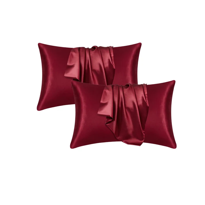 Luxury Silky Satin Pillowcase – Soft & Smooth Pillow Cover for Hair & Skin Care, Beauty Sleep & Elegant Home Décor 