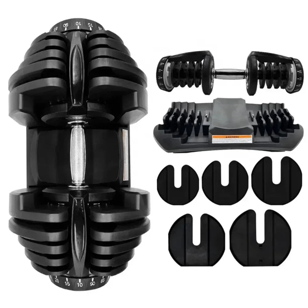 90 lbs Adjustable Dumbbells for Men – Smart, Fast-Change Design for Home & Gym Strength Training